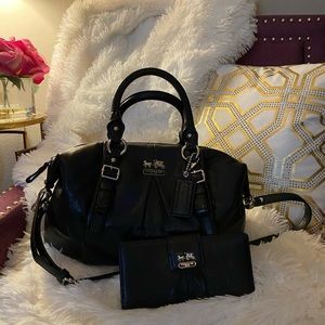 Coach vintage handbag and wallet